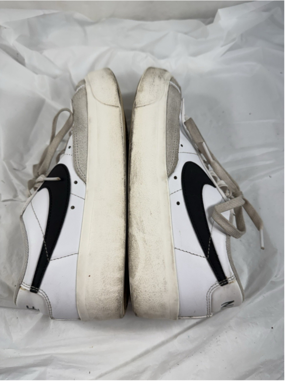 Nike Blazer Low Platform White Black' DJ0292-101 size 8.5 - Picture 9 of 12